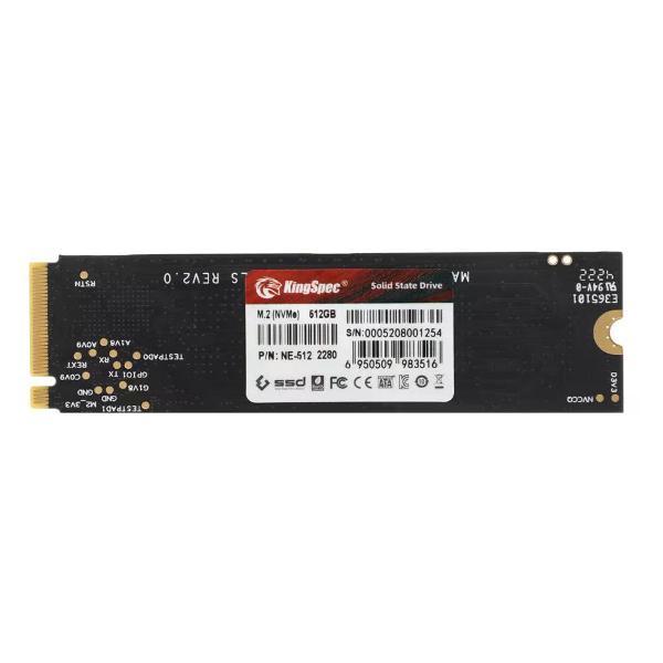 Внутренний диск SSD KingSpec PCIe 3.0 x4 512GB NE-512 M.2 2280