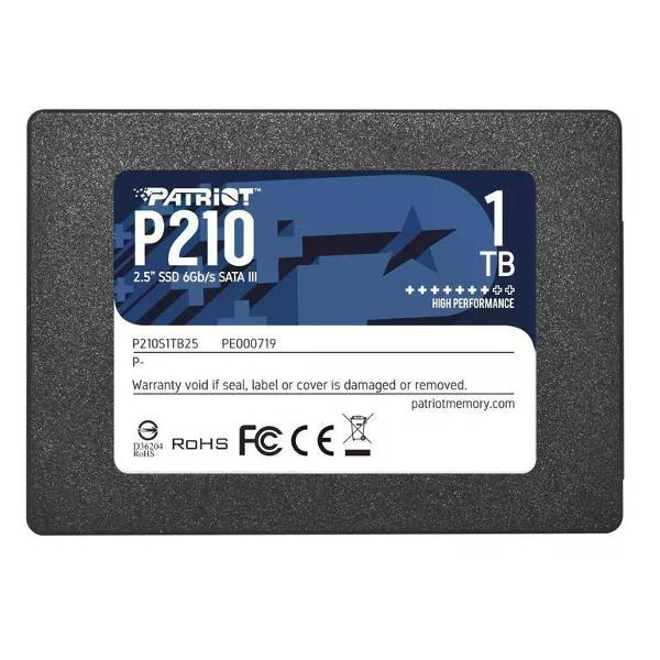 Внутренний диск SSD Patriot SATA-III 1TB P210S1TB25 P210 2.5"