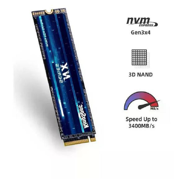 Внутренний диск SSD KingSpec PCIe 3.0 x4 1TB NX-1TB M.2 2280 0.9 DWPD