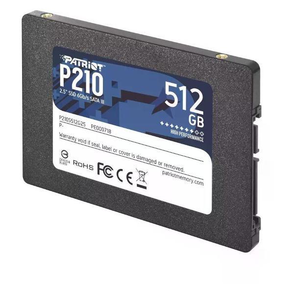 Внутренний диск SSD Patriot SATA-III 512GB P210S512G25 P210 2.5"