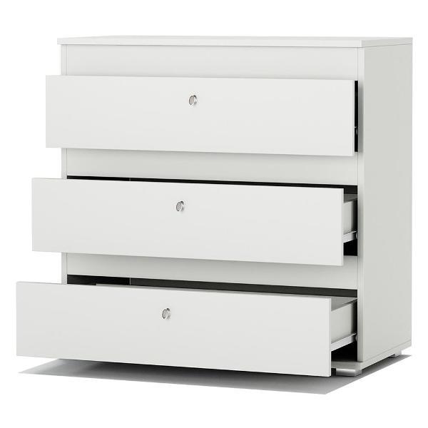 Комод Шарм-Дизайн Шарм 3 800х400х800 Белый