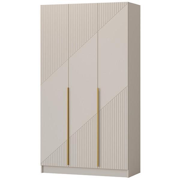 Шкаф распашной Регион 58 1.2 в современном стиле, с фасадами МДФ, Кашемир