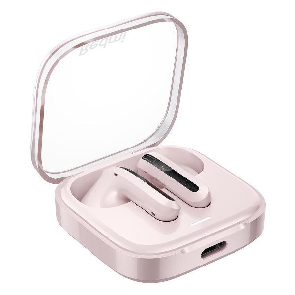 Наушники Bluetooth TWS Redmi Buds 6 Active, прозрачно-пудровые
