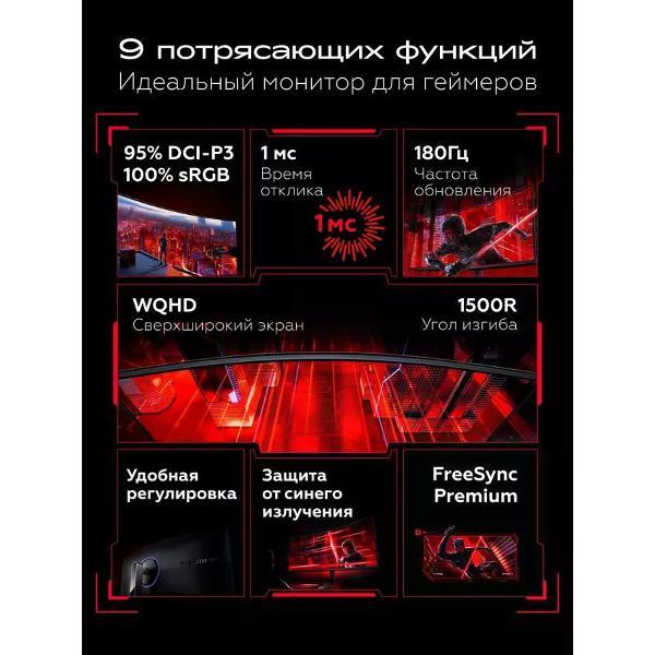 Монитор Redmi Surface Display 34" G34WQ 180Hz (C34WQBA-RG)