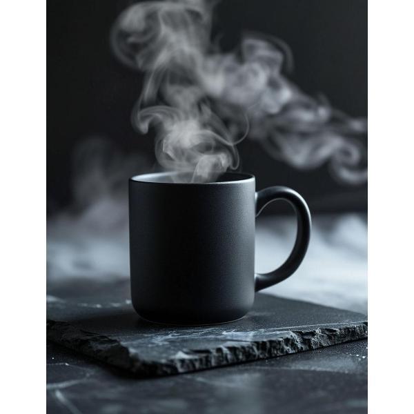 Кружка LAMLAY матовая черная, 330 мл