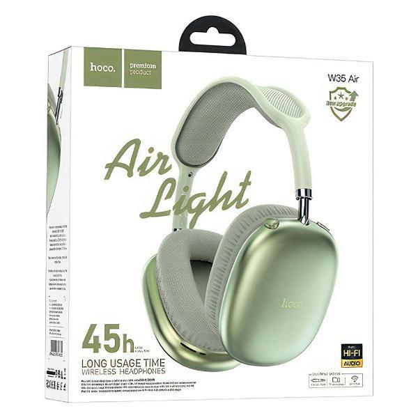 Bluetooth гарнитура Hoco W35 Air Triumph зеленые