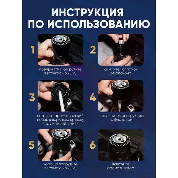 Автомобильный ароматизатор Uyut market Black