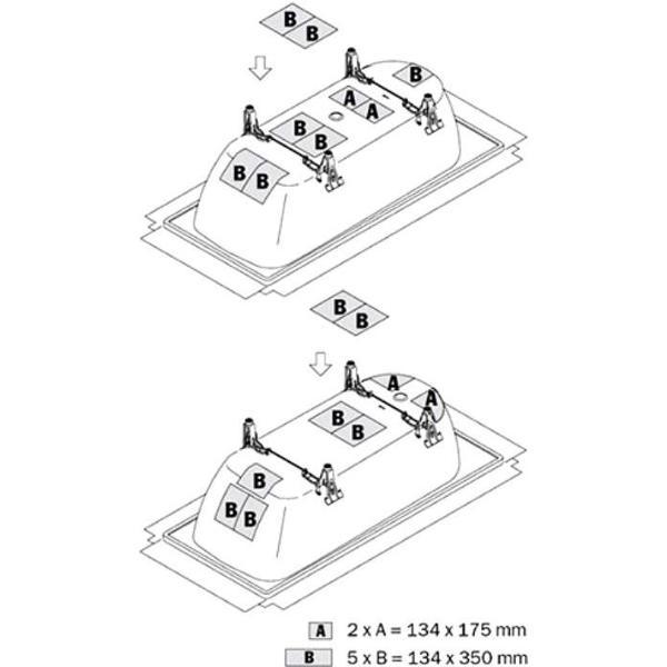 Установочный комплект для ванной комнаты Kaldewei Накладки шумопоглощающие