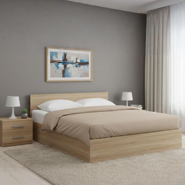 Кровать ЛАЙТ КР 1600х2000 Дуб сонома