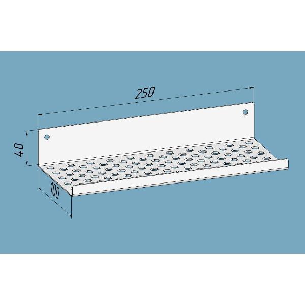 Полка книжная Parallax 531WN100040250-PRF