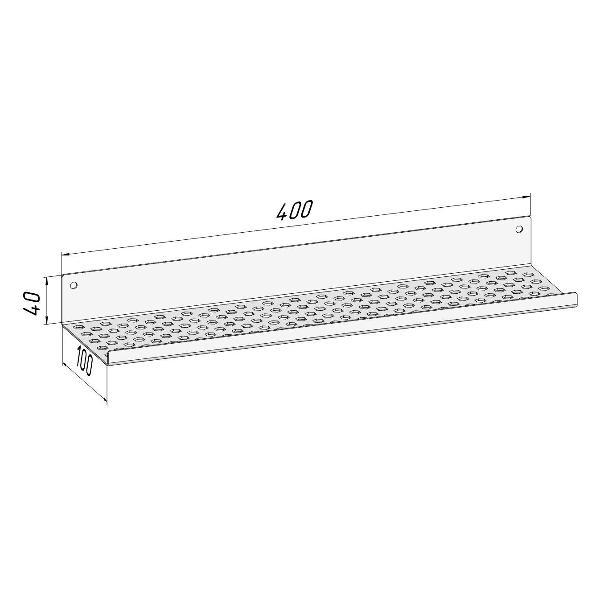 Полка книжная Parallax 531WN100040400-PRF