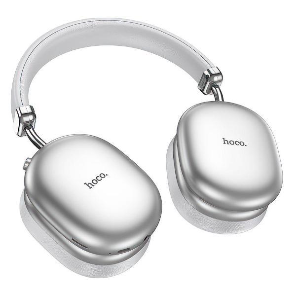 Bluetooth гарнитура Hoco W35 Max Auspicious серебристые