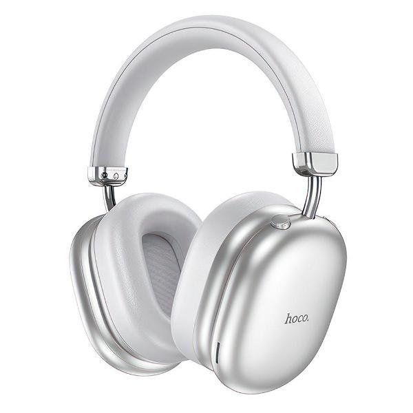 Bluetooth гарнитура Hoco W35 Max Auspicious серебристые