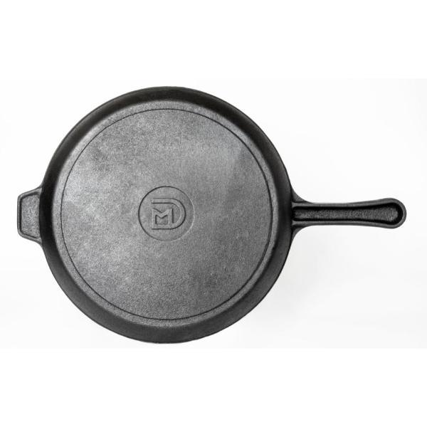 Сковорода Davr Metall гриль чугунная 280х40 мм (круглая)