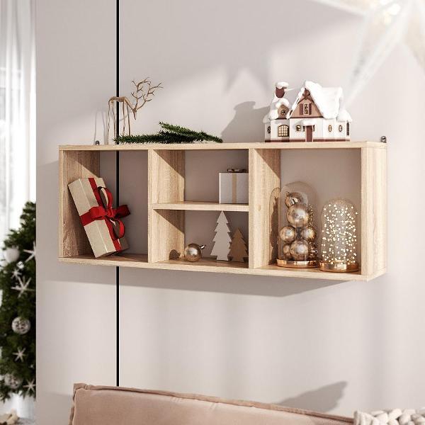 Полка книжная Брин "Есения" Дуб сонома