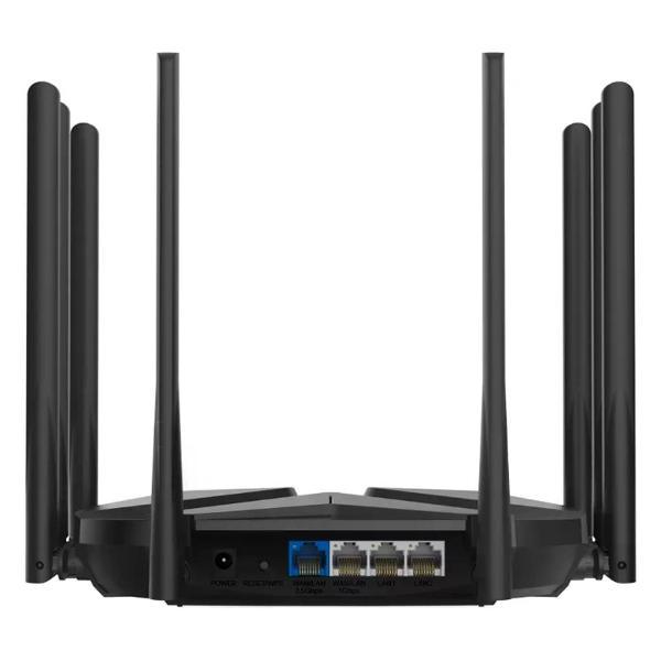 Wi-Fi роутер Mercusys MR90X AX6000 100/1000/2500BASE-T черный