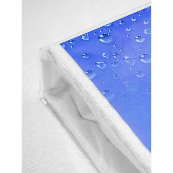 Наматрасник Blue Sleep 140х200 см непромокаемый на резинке с бортом