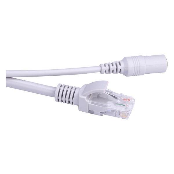 Удлинитель питания камеры видеонаблюдения AMPERATOR Ethernet, штекер RJ-45 4 жилы, штекер гнездо DC 5.5*2.5  20 метров