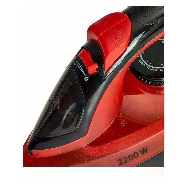 Утюг Аксинья КС-3004 черный красный