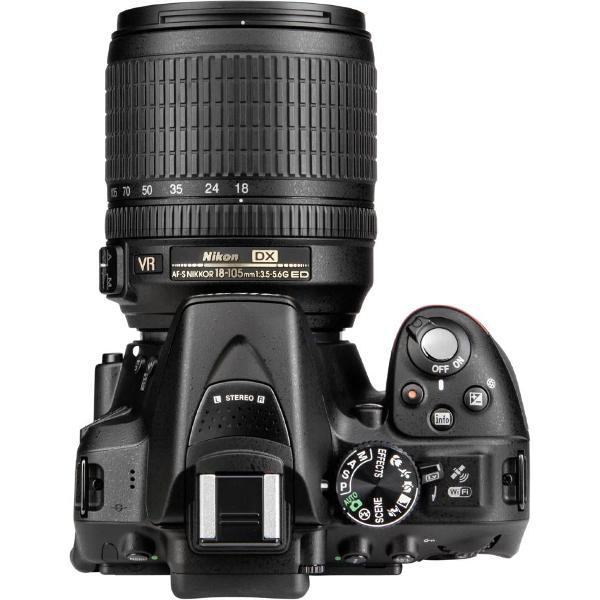 Фотоаппарат зеркальный Nikon D5300 Kit AF-S DX NIKKOR 18-105mm f/3.5-5.6G ED VR, черный