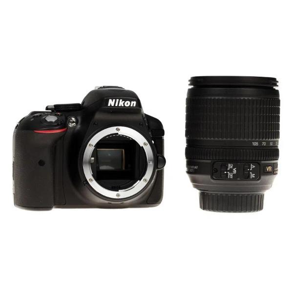 Фотоаппарат зеркальный Nikon D5300 Kit AF-S DX NIKKOR 18-105mm f/3.5-5.6G ED VR, черный