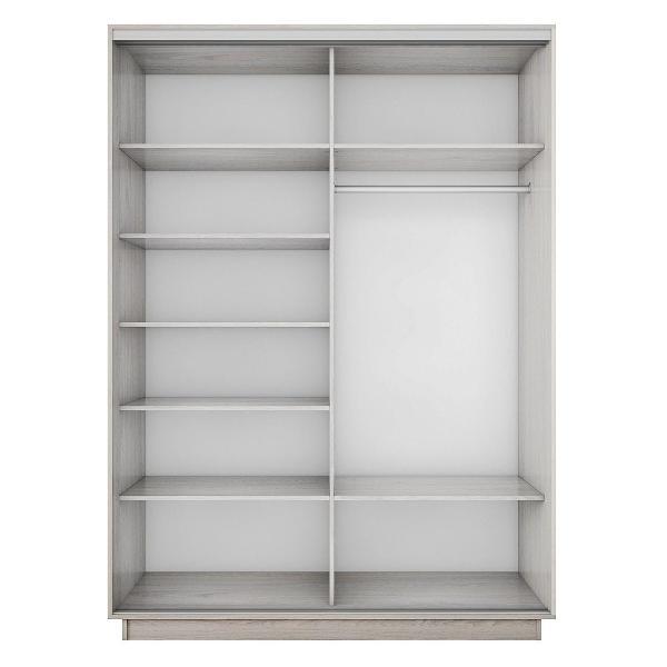 Шкаф-купе Е1 1,4 Экспресс 2-х дверный 140х240х60 ЛДСП/Зеркало