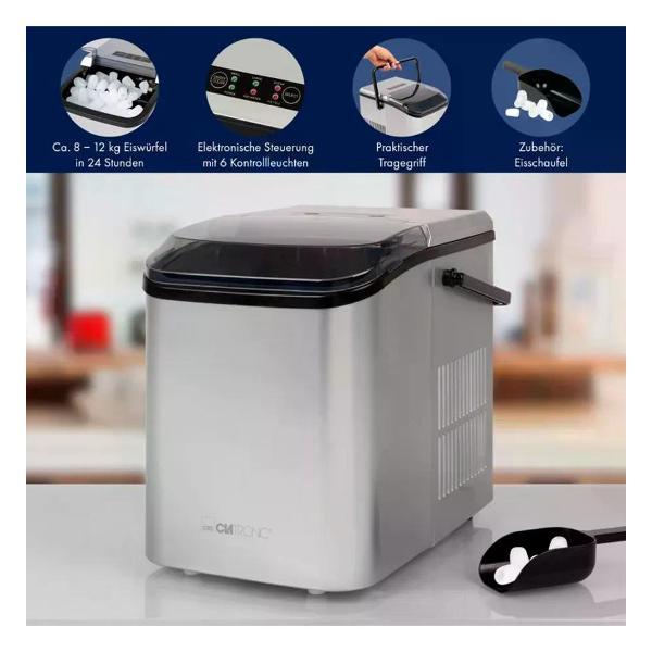 Ледогенератор CLATRONIC EWB 3785 silber