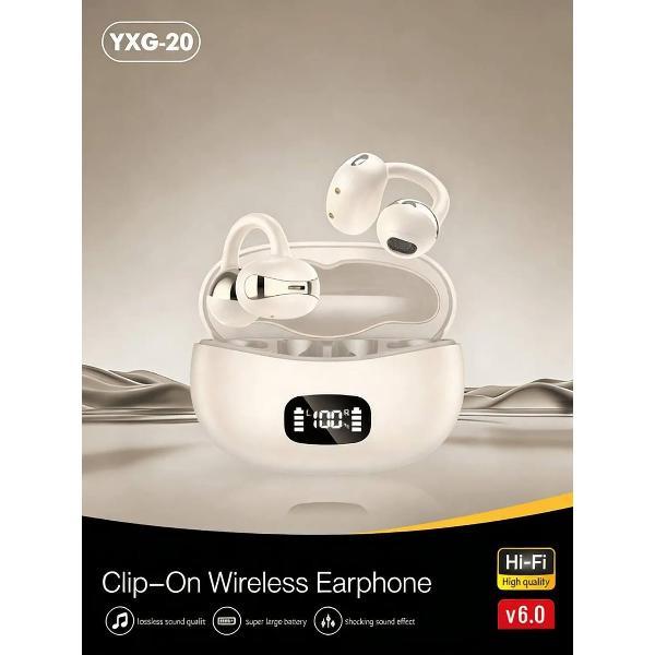 Наушники Bluetooth Generic YXG-20 пыльно-розовые фото