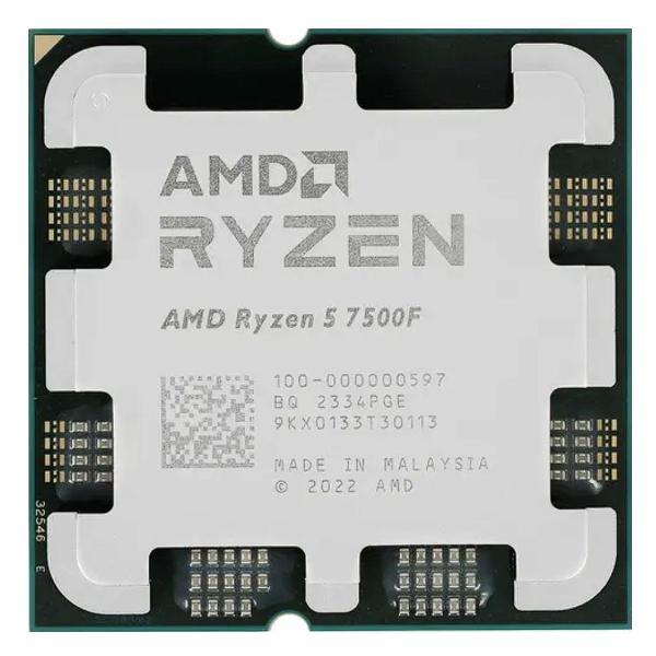 Процессор AMD RYZEN 5 7500F AM5 OEM (100-000000597) фото