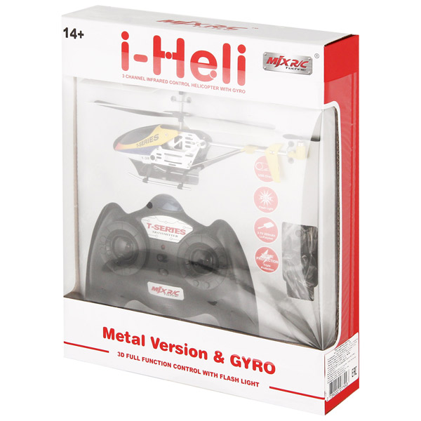 Радиоуправляемый вертолет MJX Thunderbird T38 желтый