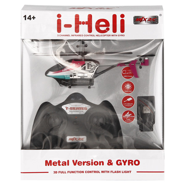 Радиоуправляемый вертолет MJX Thunderbird T38 красный