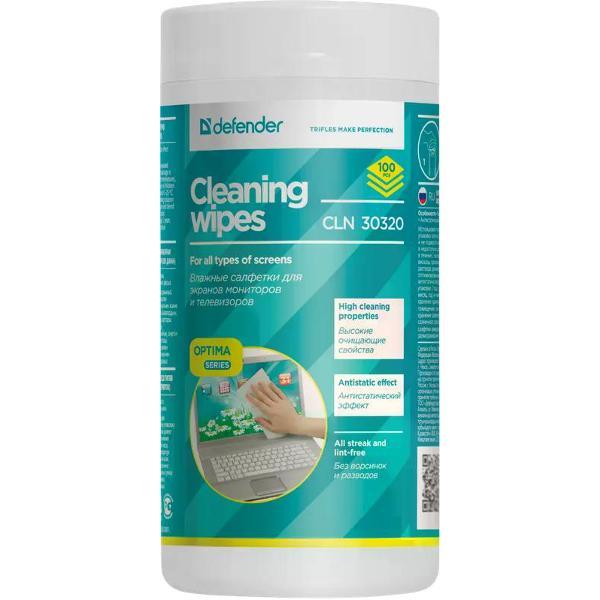 Чистящее средство для ТВ Defender CLN 30320 Optima 100 шт