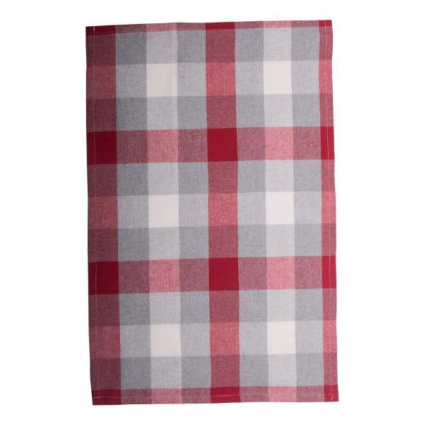 Полотенце кухонное BORGHOUSE Red and Grey cells