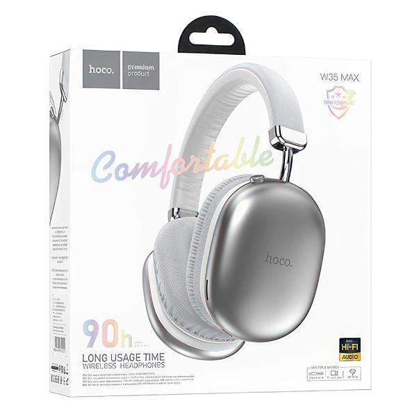Bluetooth гарнитура Hoco W35 Max Joy серебристые