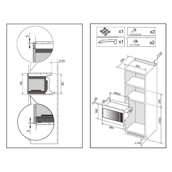 Встраиваемая микроволновая печь De Dietrich DME4320B