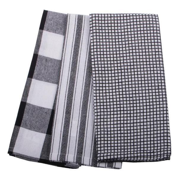 Полотенце кухонное BORGHOUSE White and Black cells