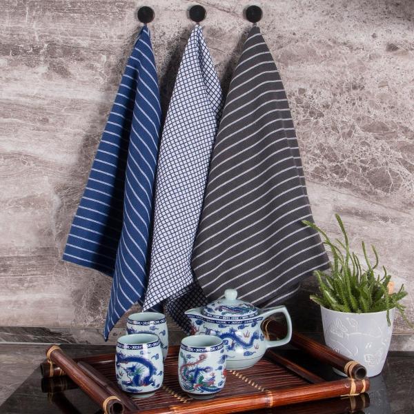 Полотенце кухонное BORGHOUSE Blue stripes