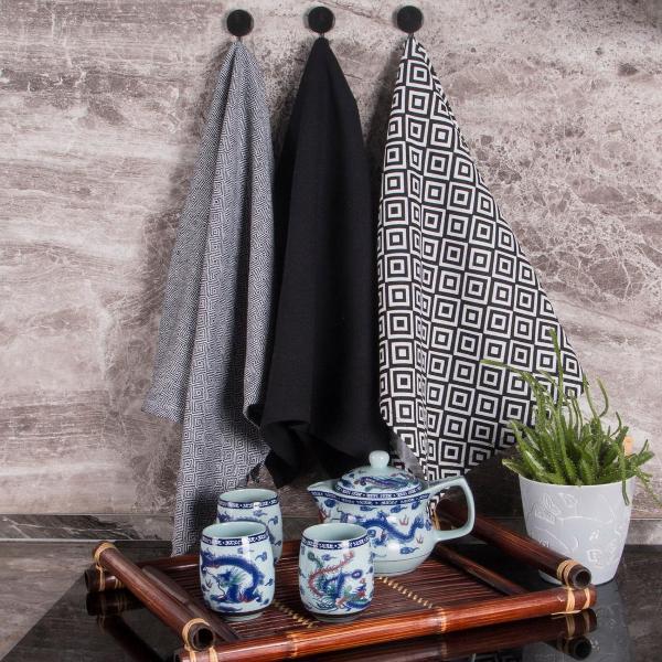 Полотенце кухонное BORGHOUSE Black squares