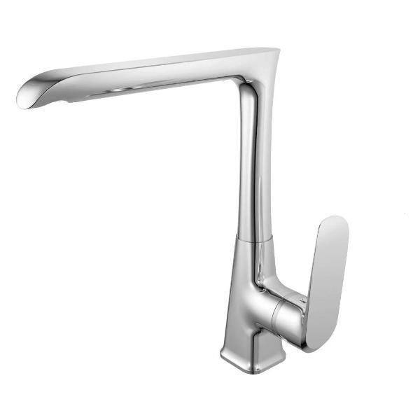 Смеситель Rush Смеситель высокий для кухни с поворотным изливом