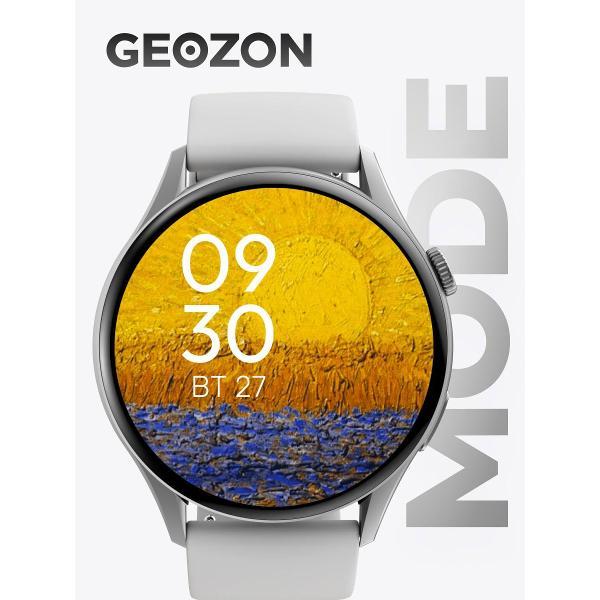 Смарт-часы Geozon Mode Silver G-SM24SVR черный фото