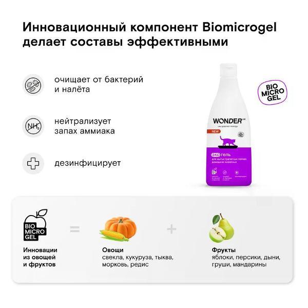 Средство для уборки за животными WONDER LAB 0,55 л