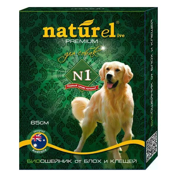 Средство от блох и клещей Naturel BIO для собак, 65 см