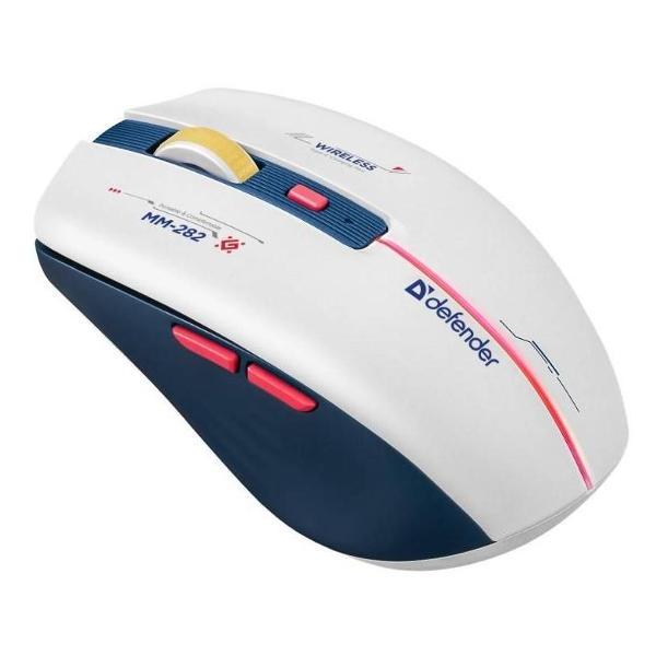 Компьютерная мышь беспроводная Defender Dila MM-282 белая