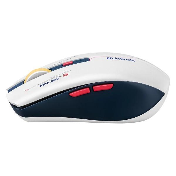 Компьютерная мышь беспроводная Defender Dila MM-282 белая
