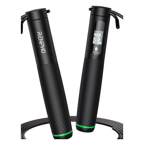 Тренажер-попрыгунчик RENPHO Smart Jump Rope 2 R-Q008 с 2 сменными насадками