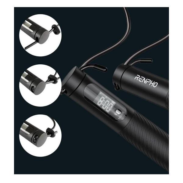 Тренажер-попрыгунчик RENPHO Smart Jump Rope 2 R-Q008 с 2 сменными насадками
