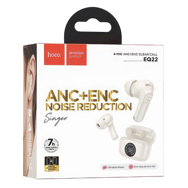 Bluetooth гарнитура Hoco EQ22 Singer белые