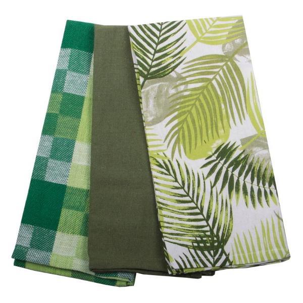 Полотенце кухонное BORGHOUSE Jungle leaves, 3 шт.