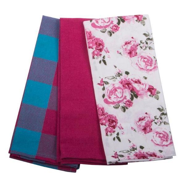 Полотенце кухонное BORGHOUSE Roses, 3 шт.