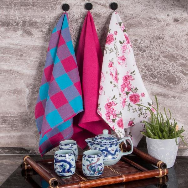 Полотенце кухонное BORGHOUSE Roses, 3 шт.